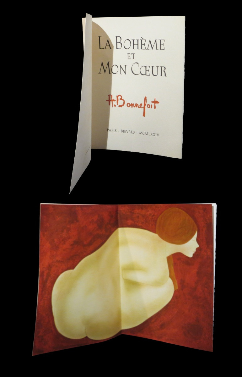 [CURIOSA EROTISME PROSTITUTION] CARCO (Francis) / BONNEFOIT (Alain, ill) La Bohème et mon coeur-photo-2