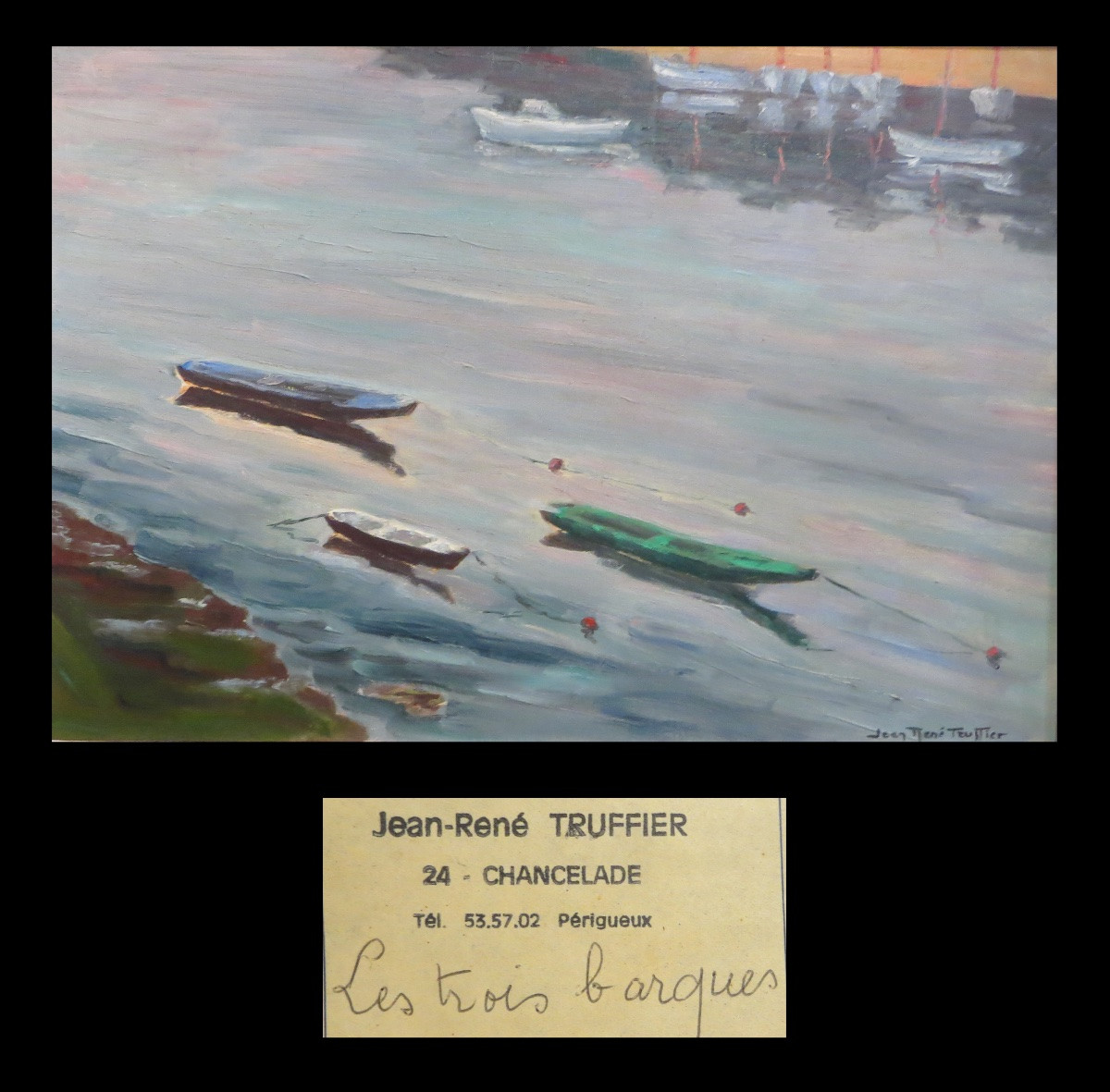 [perigord Dordogne Perigueux] Truffier (jean-rené) - Oil On Panel; Signed.-photo-2