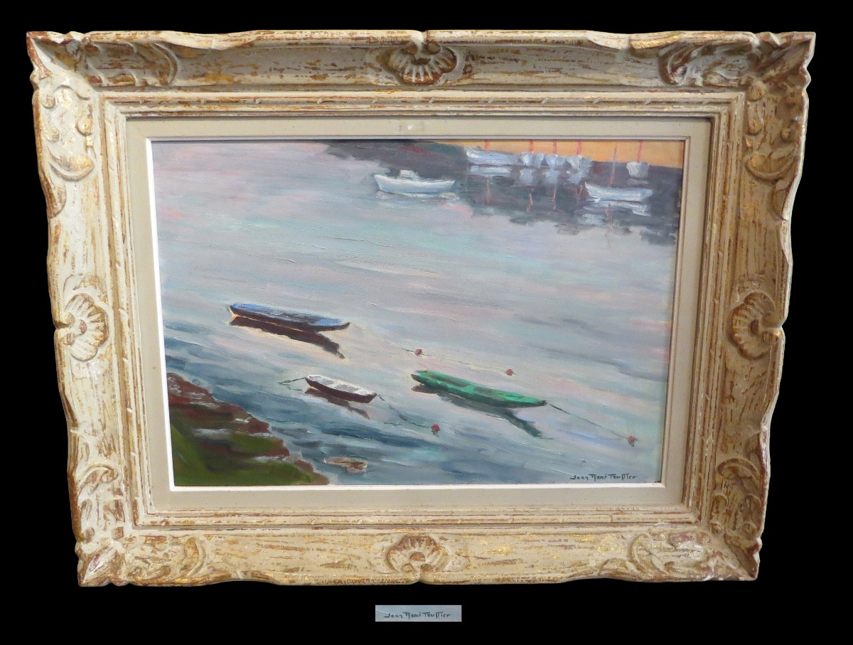 [perigord Dordogne Perigueux] Truffier (jean-rené) - Oil On Panel; Signed.