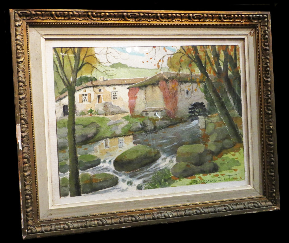 PERIGORD DORDOGNE PERIGUEUX] DESSALES-QUENTIN (Robert) - Aquarelle signée.