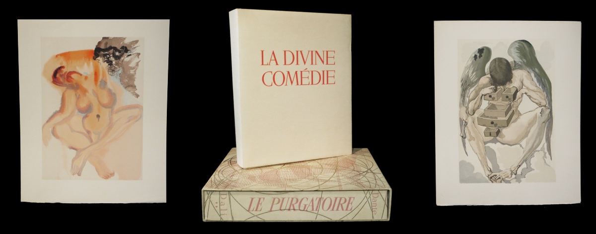 [surrealism] Dante / Dali (salvador, Ill.) - The Divine Comedy. Complete. 100 Plates.-photo-4