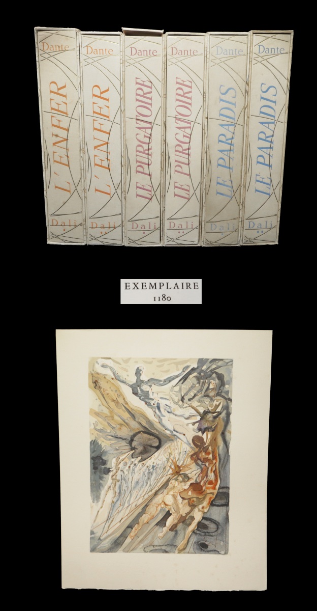 [surrealism] Dante / Dali (salvador, Ill.) - The Divine Comedy. Complete. 100 Plates.