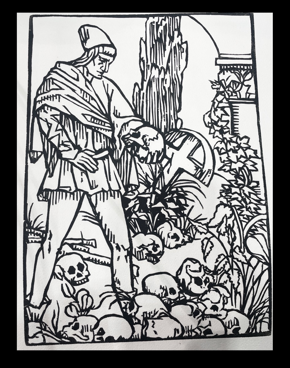 [ambroise Vollard] Works By François Villon, Ill. By Emile Bernard. 1918. 1/225.-photo-3