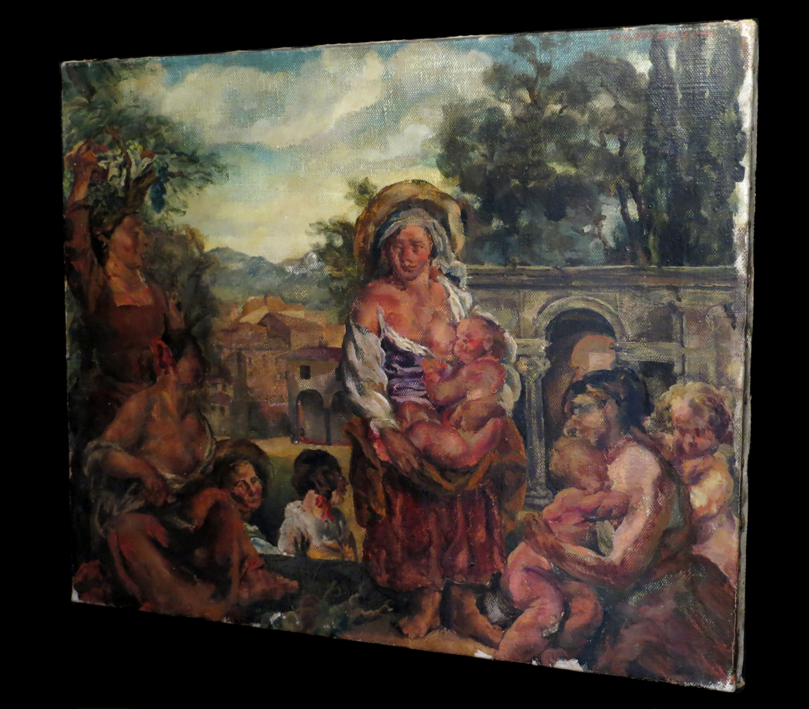 [belgique Belgie Ghent Gent Hst] Verdegem (jos) - [oil On Canvas Signed].