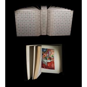 Cartonnage BONET PRASSINOS] PROUST / Van DONGEN (ill.) - A la Recherche du temps perdu. Complet