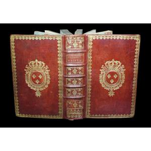 Bound In Full Morocco With Louis XV Coat Of Arms.  Bellegarde - Office De La Semaine Sainte. 1748.