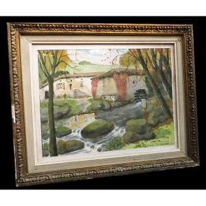PERIGORD DORDOGNE PERIGUEUX] DESSALES-QUENTIN (Robert) - Aquarelle signée.