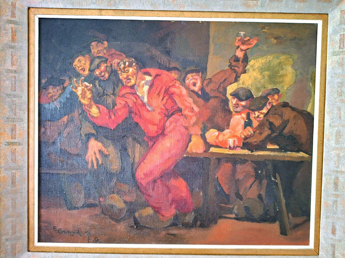 Emile Guillaume  La Taverne  - Bretagne-photo-2