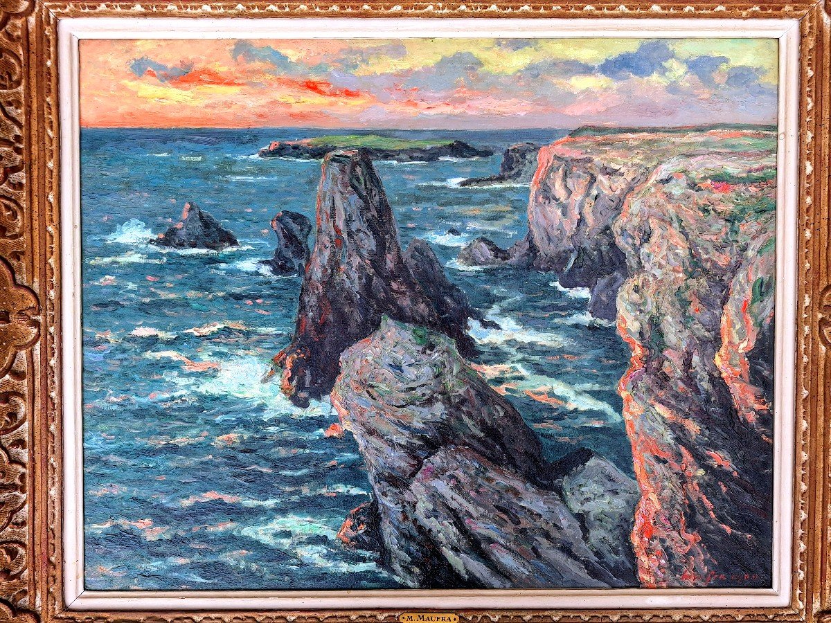 Maxime Maufra Pyramid Of Port Coton Belle Ile Brittany-photo-3