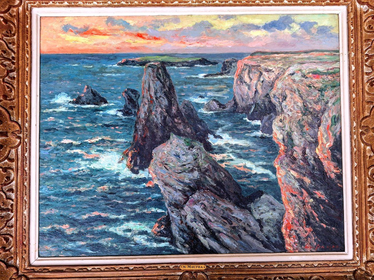 Maxime Maufra Pyramid Of Port Coton Belle Ile Brittany-photo-4