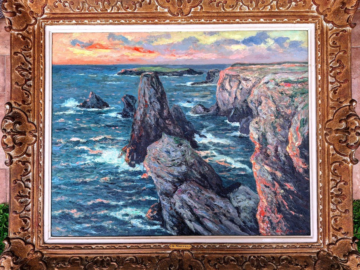 Maxime Maufra Pyramid Of Port Coton Belle Ile Brittany