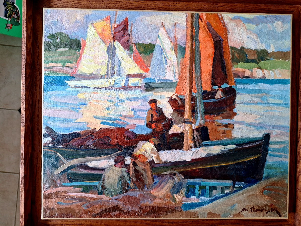 Sydney Thompson Busy Port In Brittany-photo-2