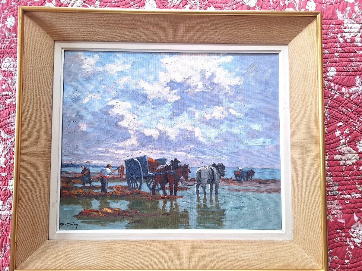 Olivier Sery " les goémoniers "  Bretagne