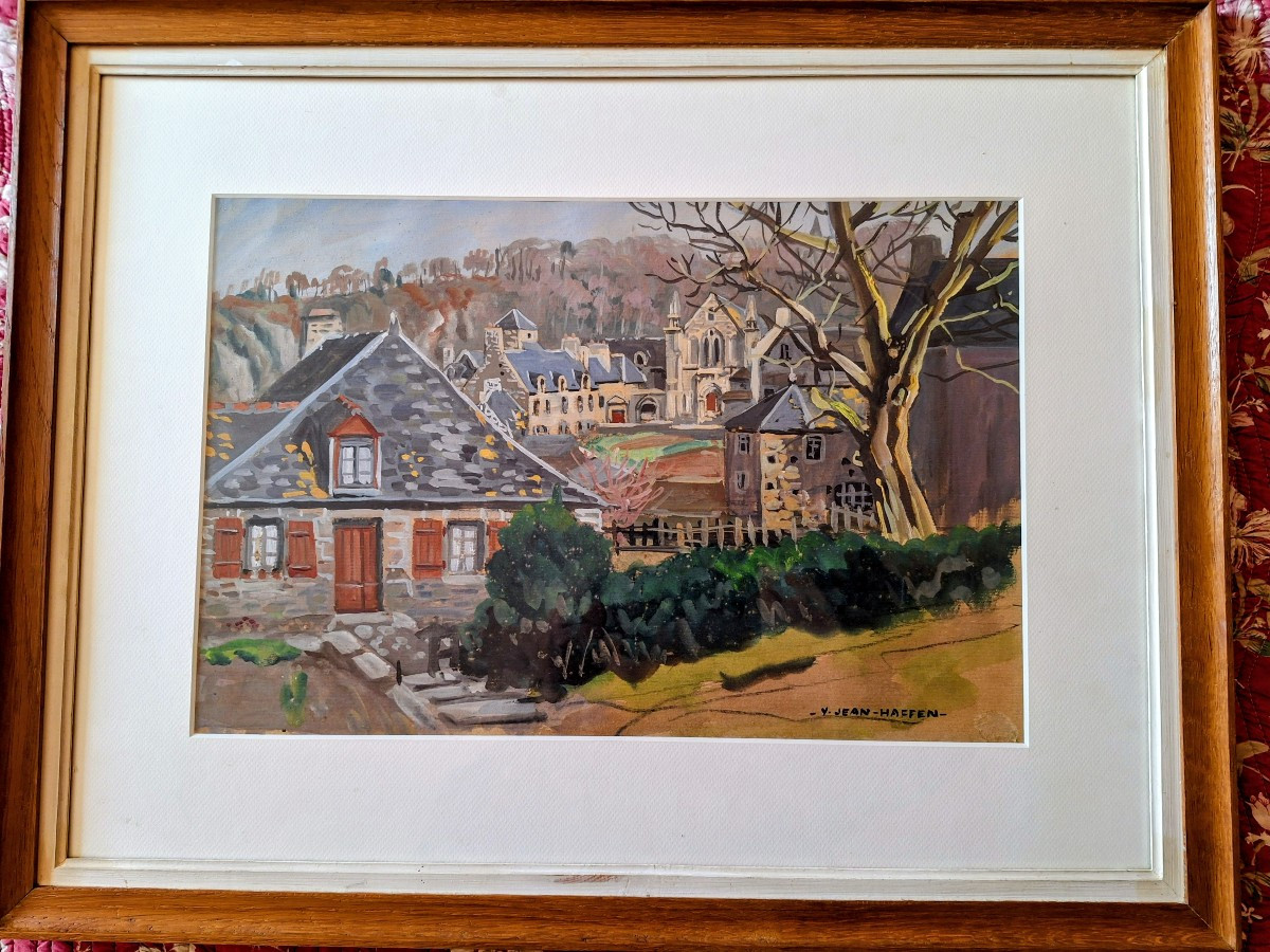 yvonne jean Haffen  " l' abbaye Saint Magloire de Lehon" Bretagne