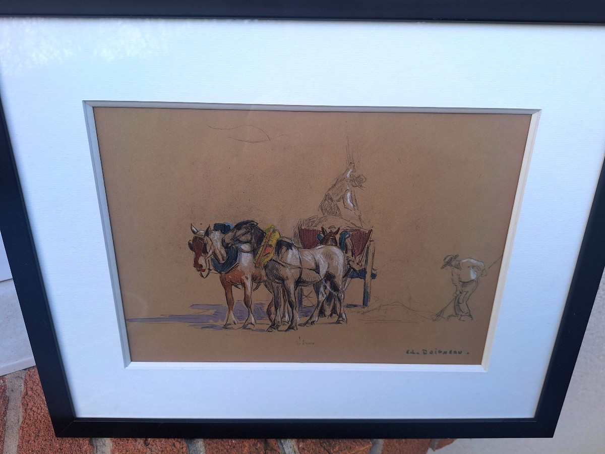 Edouard Doigneau 5 Watercolors Brittany-photo-7