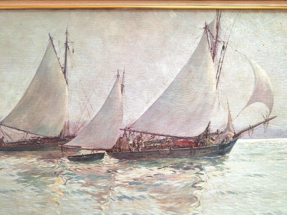 Leon Zethline " Partie de pêche"-photo-2