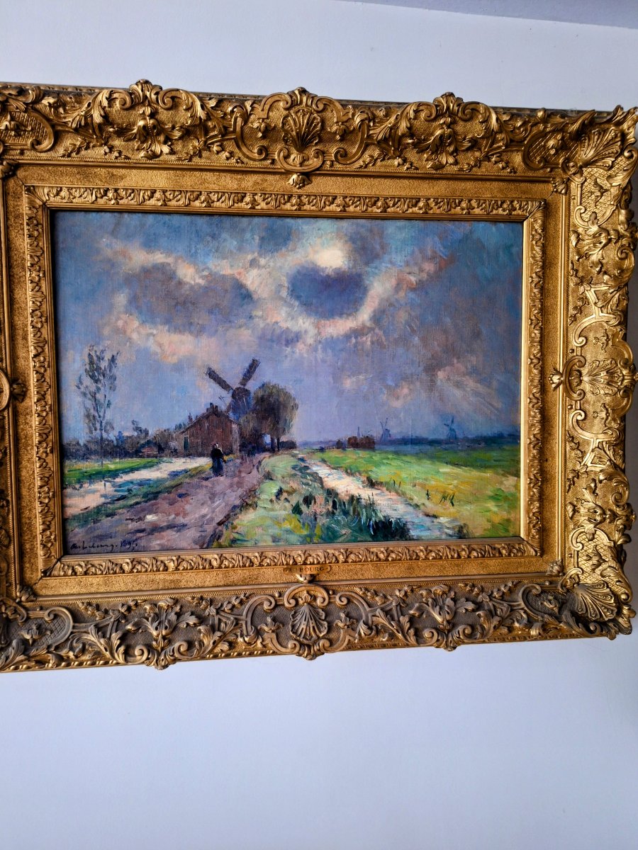 Albert Lebourg " Après l'orage " 1895  Hollande