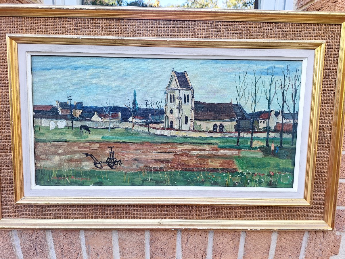 Jacques Bouyssou, “landscape,” Dated 1962