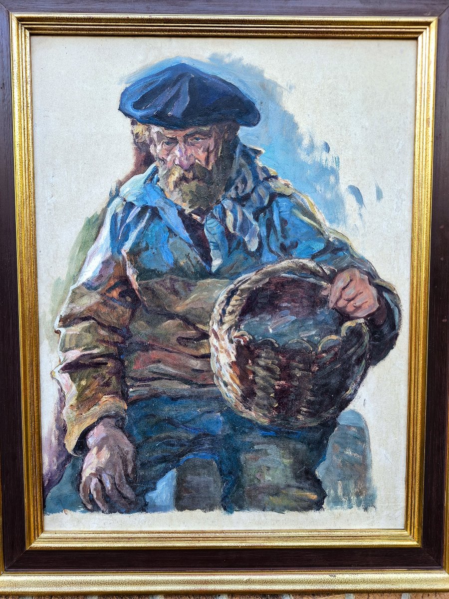 Granchi Taylor "breton Returning From A Fishing Trip"  Brittany-photo-2