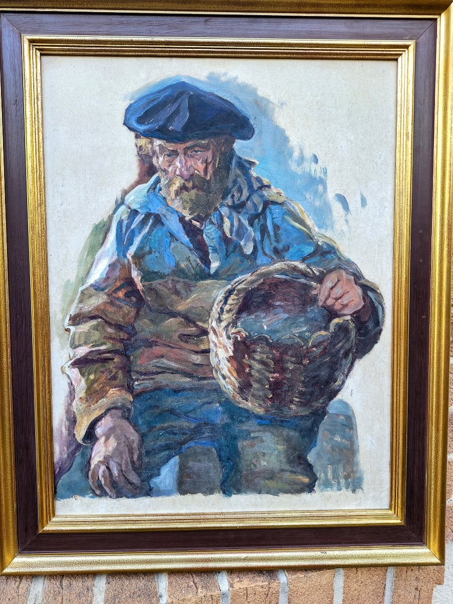 Granchi Taylor "breton Returning From A Fishing Trip"  Brittany-photo-3