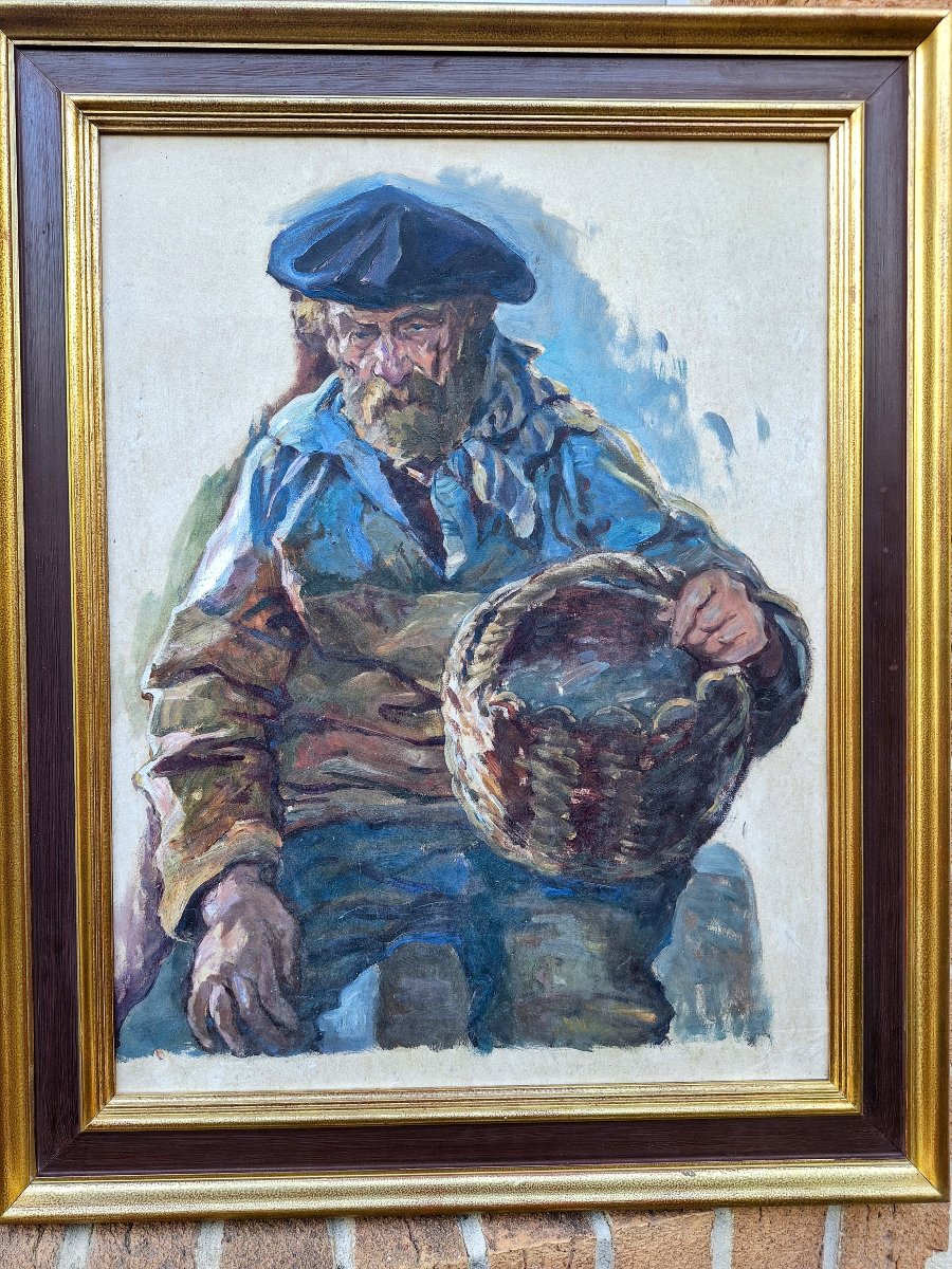 Granchi Taylor "breton Returning From A Fishing Trip"  Brittany