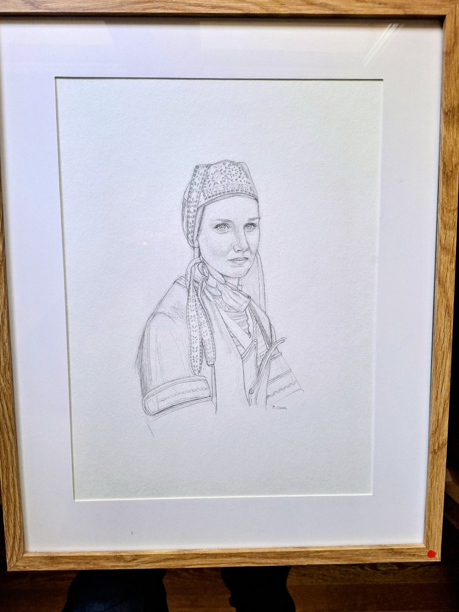 Marie Duval, "beautiful Breton Woman In A Headdress," Brittany