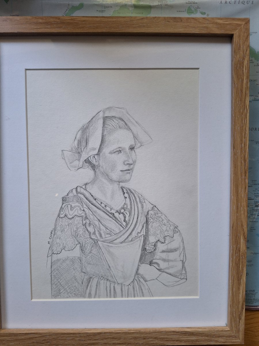 marie duval jeune femme d 'Auray bretagne