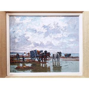 Olivier Sery " les goémoniers "  Bretagne