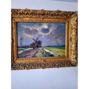 Albert Lebourg " Après l'orage " 1895 Hollande