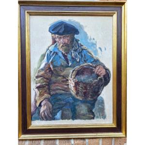 Granchi Taylor "breton Returning From A Fishing Trip" Brittany