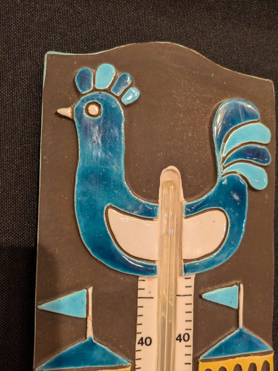 Bird Wall Thermometer By Mithé Espelt 1970-photo-4