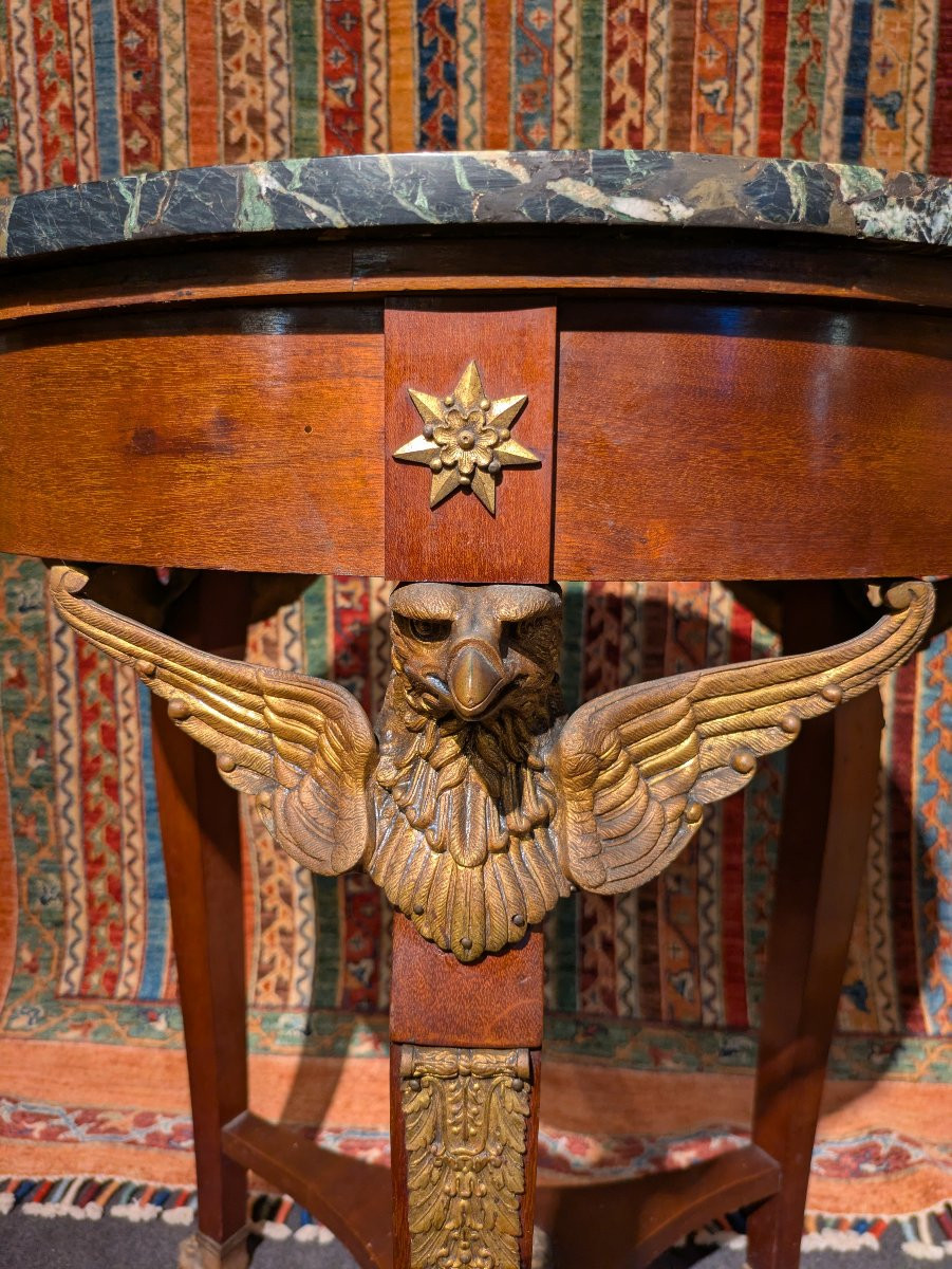 Table Guéridon Empire en Acajou -photo-4