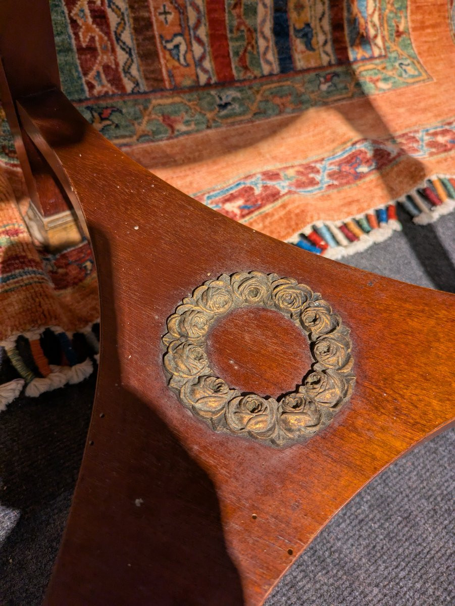 Table Guéridon Empire en Acajou -photo-1