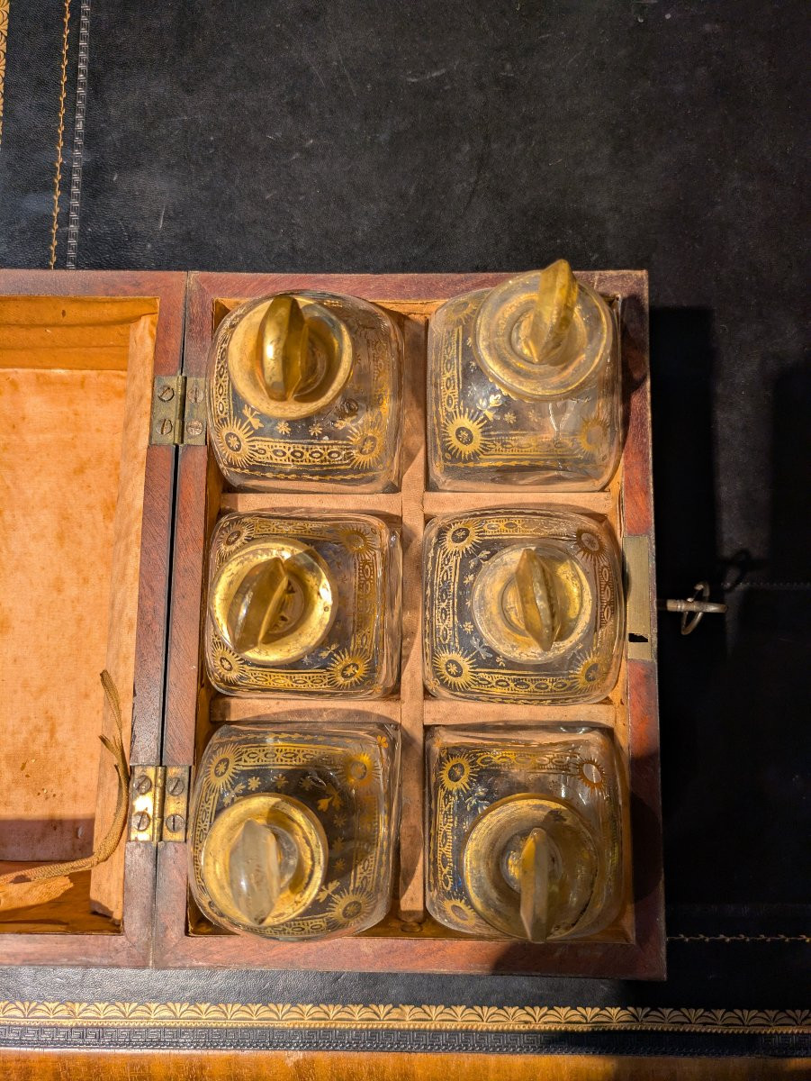 Traveling Liqueur Cellar - 18th Century-photo-6