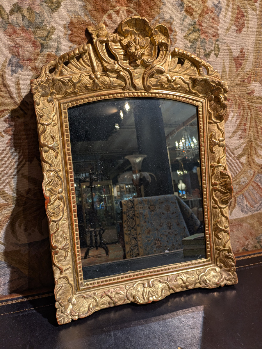 Carved Wooden Mirror, Regency Period - 18th Century