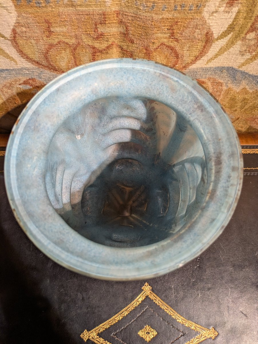 Blown Vase In The Style Of Daum And Majorelle – Art Nouveau-photo-3