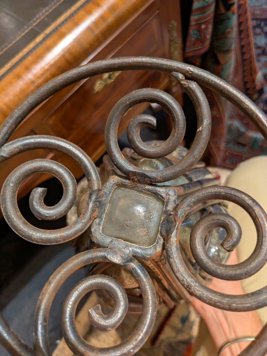 Blown Vase In The Style Of Daum And Majorelle – Art Nouveau-photo-1