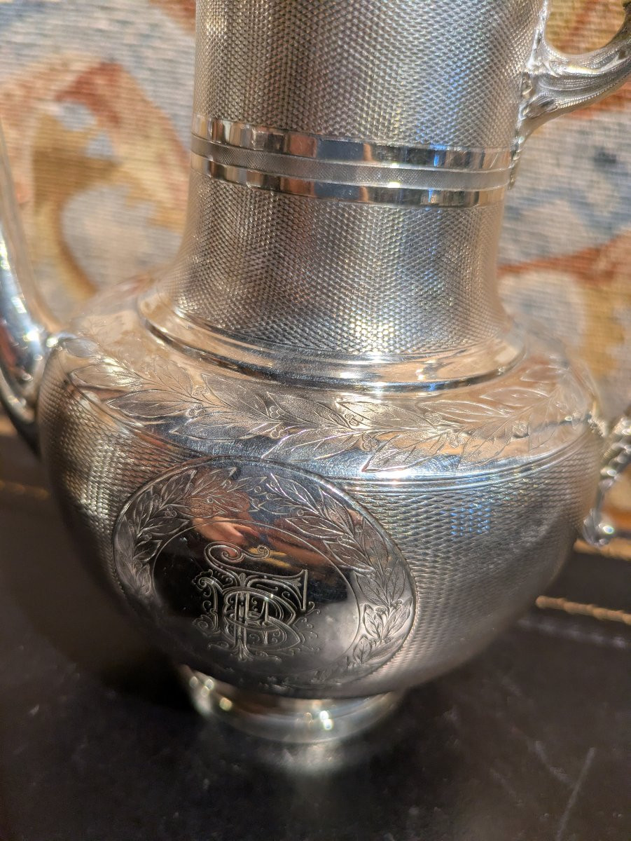 Cafetière en Argent Odiot Fin XIXᵉ-photo-2