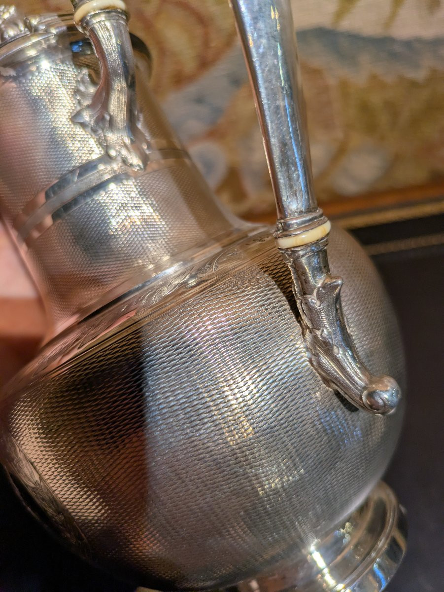 Cafetière en Argent Odiot Fin XIXᵉ-photo-4