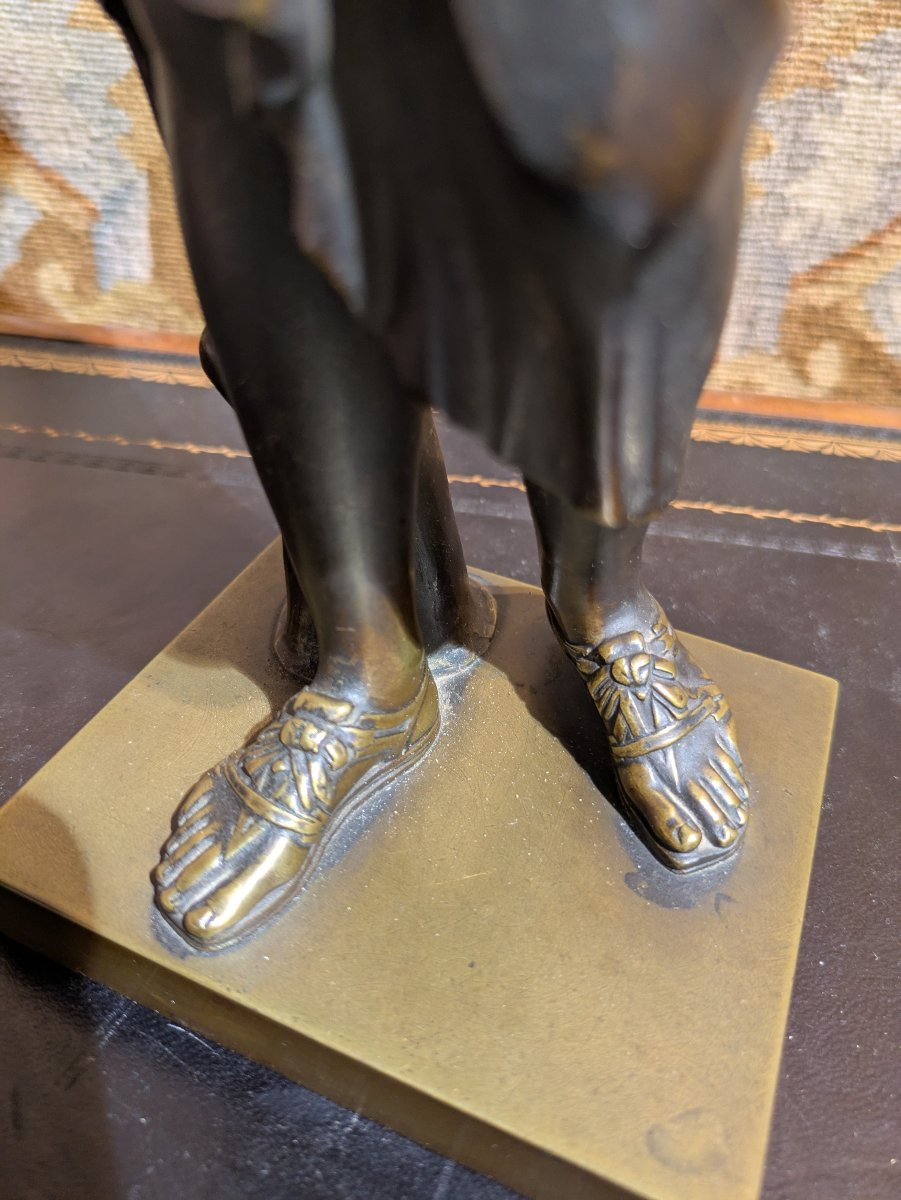 Bronze représentant Artémis – Auguste Maximilien Delafontaine – XIXe siècle-photo-2