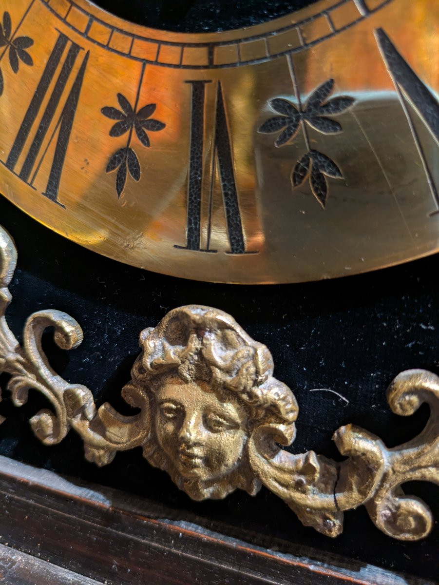 18th Century Religious Clock – Dujardin Movement In Versailles-photo-3