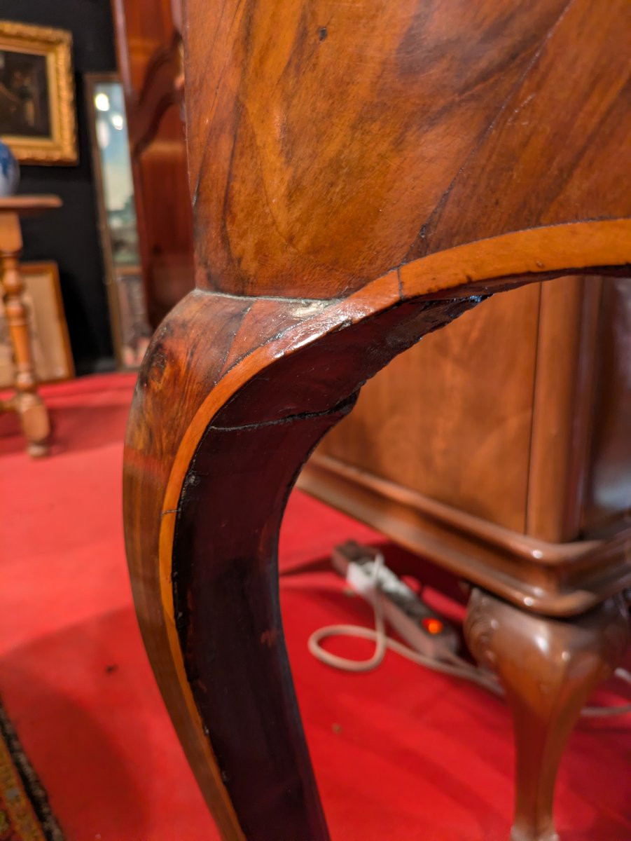 Pair Of Italian Corner Cabinets - Marquetry Of Precious Woods And Mother-of-pearl - 18th Century-photo-1