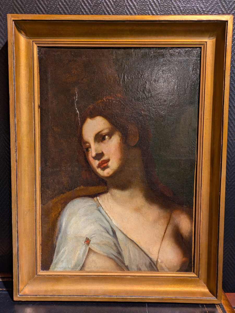 Portrait d’une jeune femme – École italienne début XIXᵉ siècle