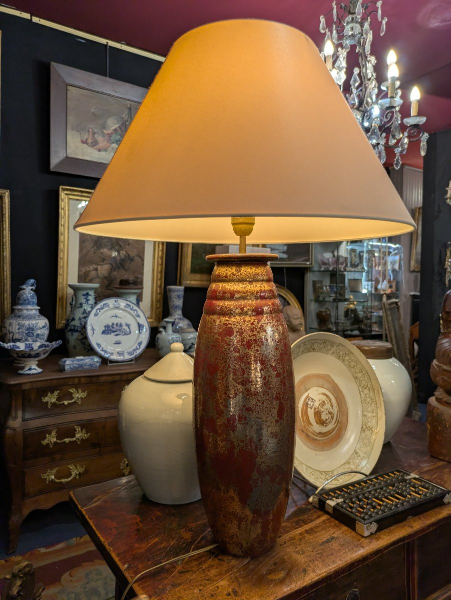 Lampe Art Déco en Céramique de Boulogne - vers 1920–1940-photo-3