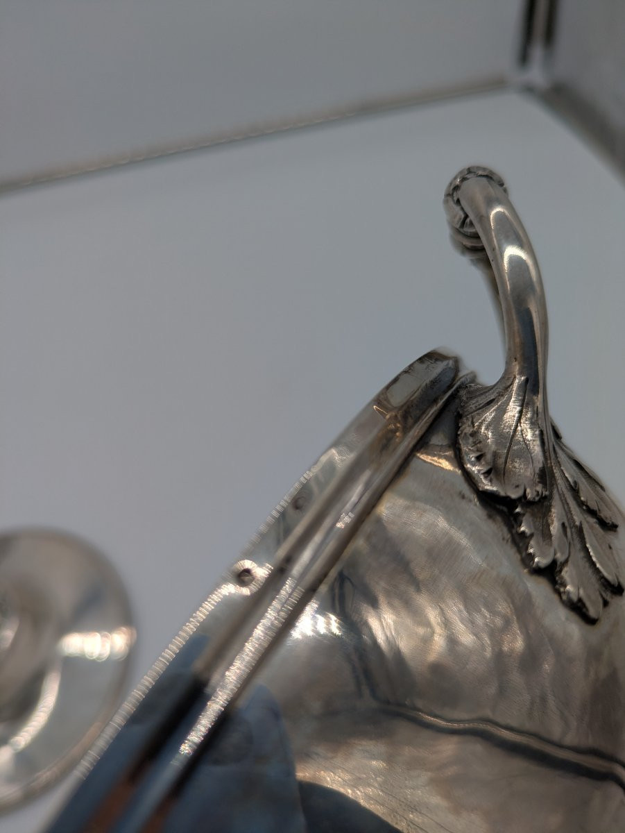 Soupière en argent - début XIXᵉ siècle-photo-3