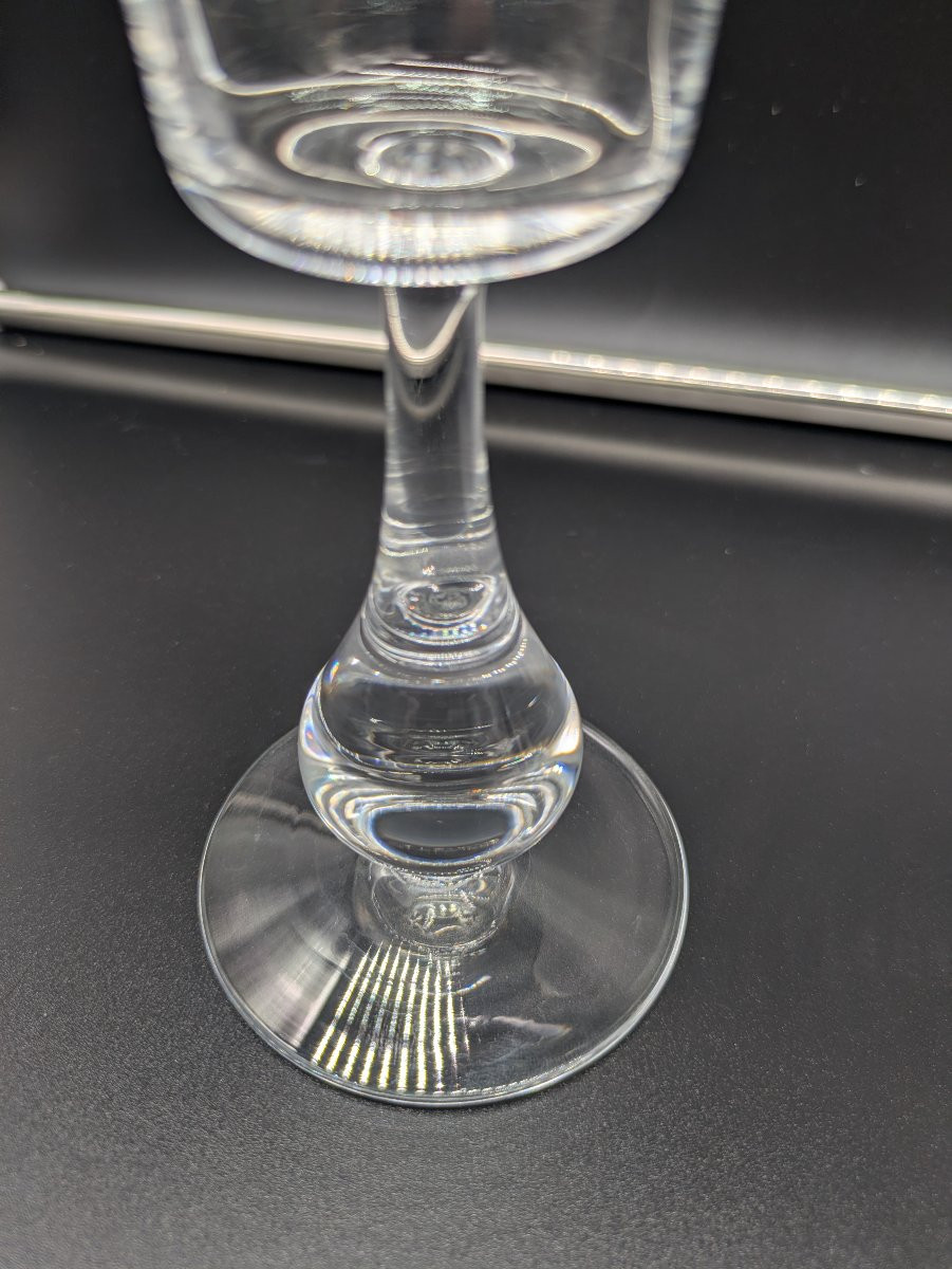 “josé” Glass Service In Baccarat Crystal – Design Boris Tabacoff, Circa 1971-photo-3