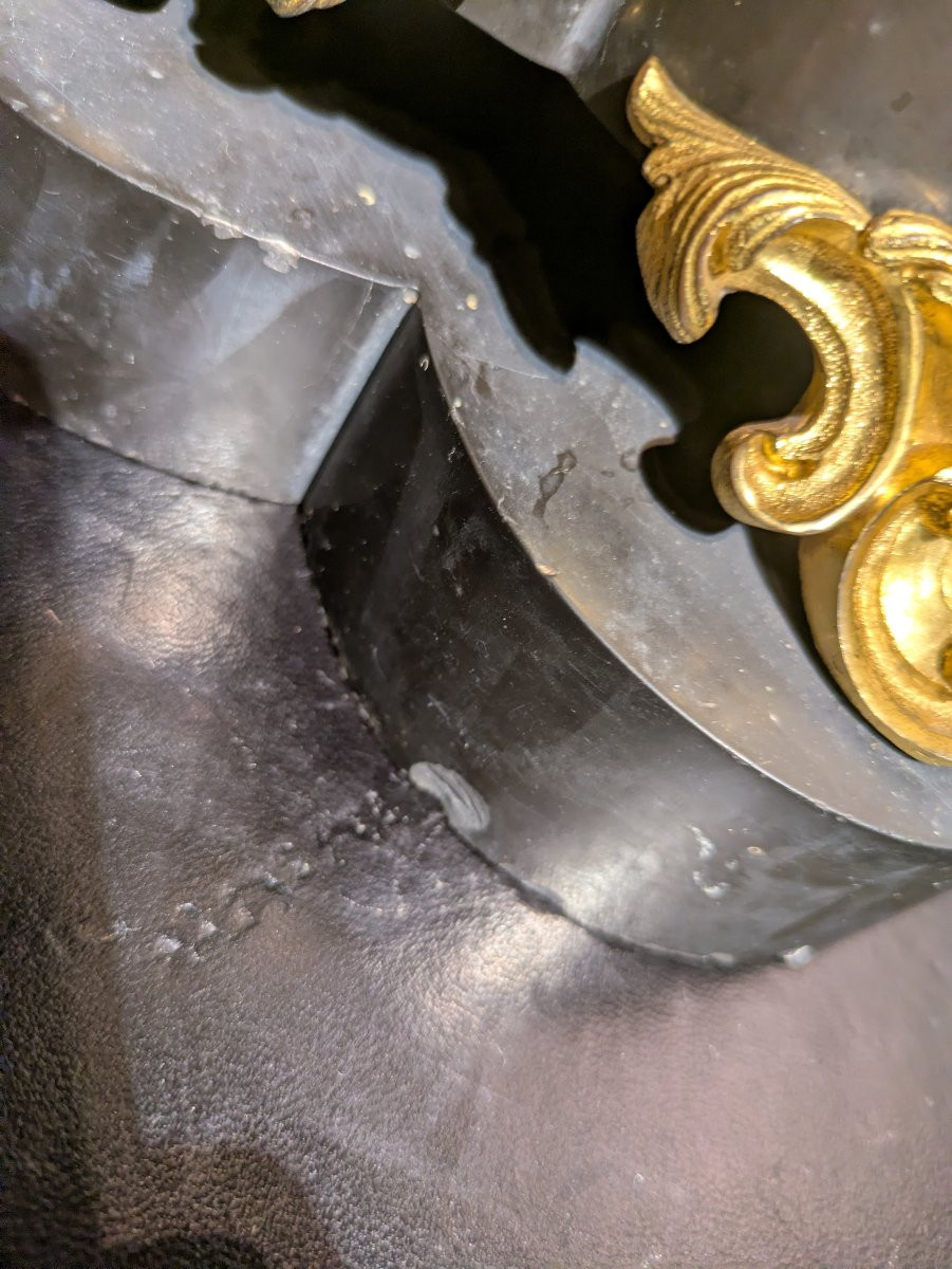 Pair Of Marble And Gilt Bronze Candelabra - Charles X - 19th Century-photo-1