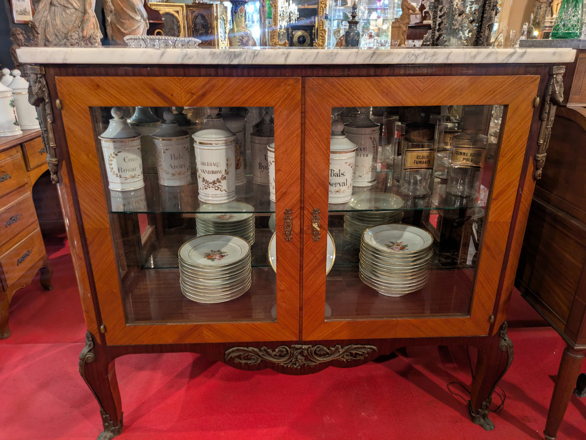 Buffet Vitrine de Style Transition début XXème