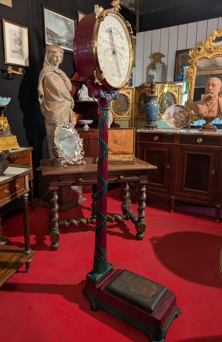 Balance - Bascule Automatique E. Mabille, fonte et bronze doré — Fin XIXe siècle