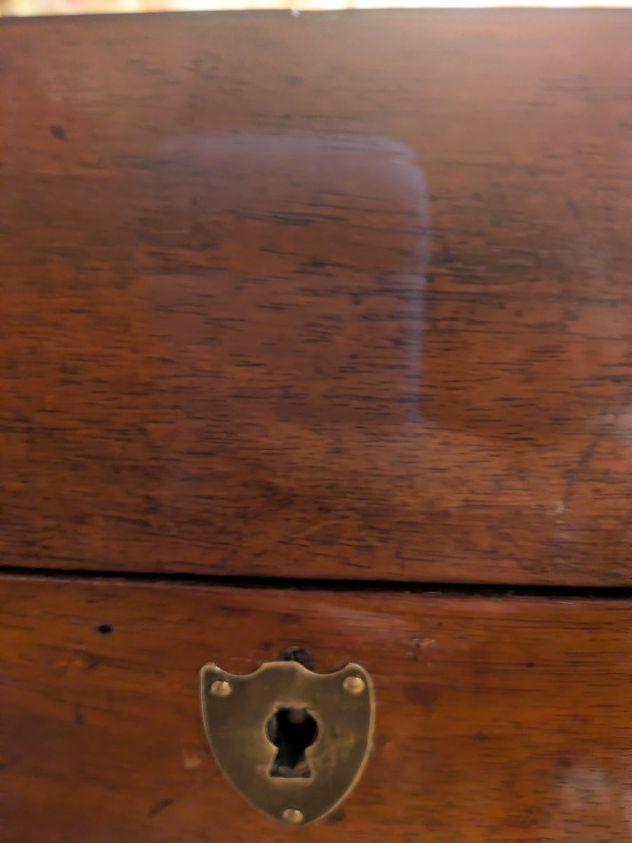 Table de jeu tric-trac en acajou — fin XVIIIe siècle-photo-2
